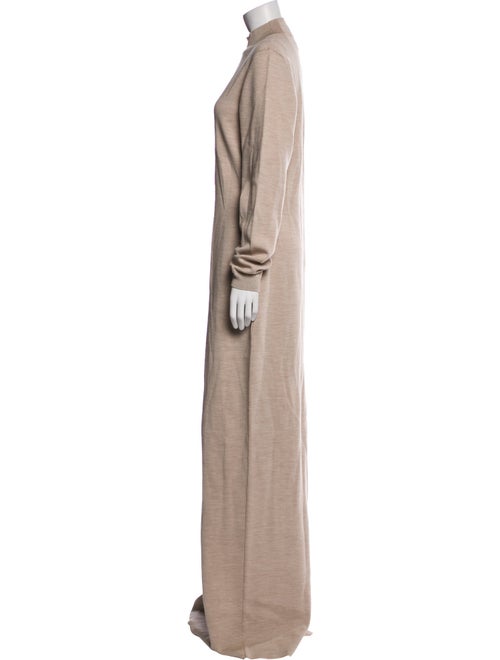 Brandon Maxwell Virgin Wool Long Dress