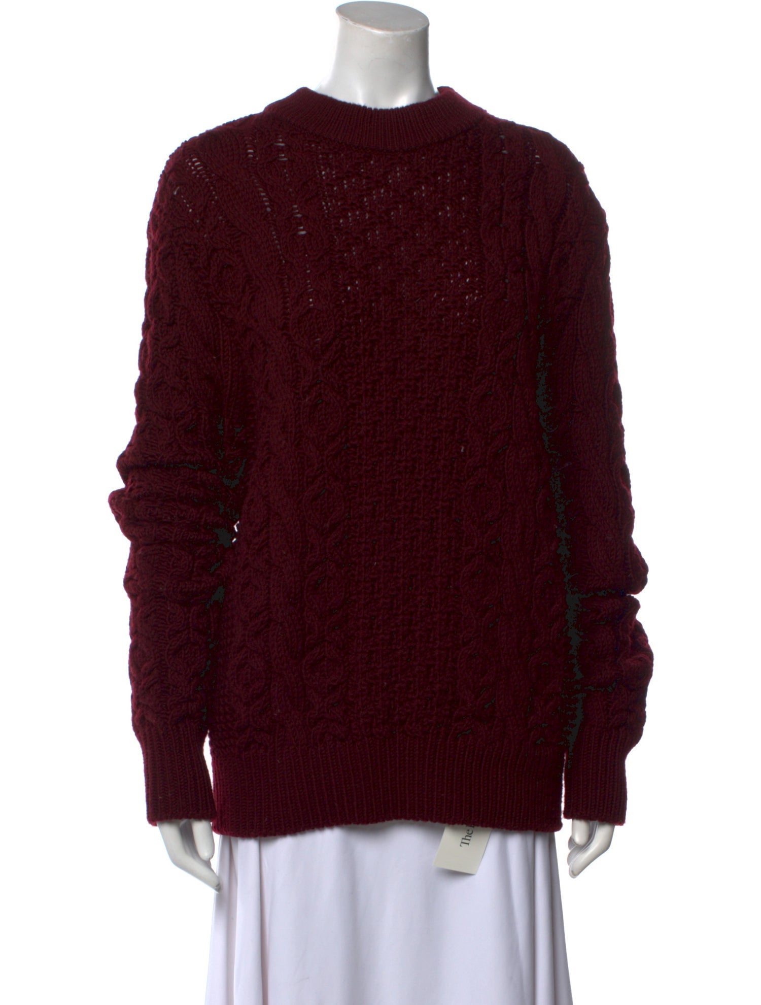 Brandon Maxwell Mock Neck Sweater