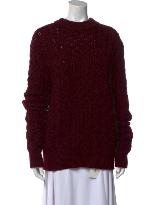 Brandon Maxwell Mock Neck Sweater