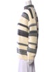Brandon Maxwell Merino Wool Striped Sweater