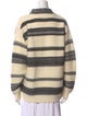 Brandon Maxwell Merino Wool Striped Sweater