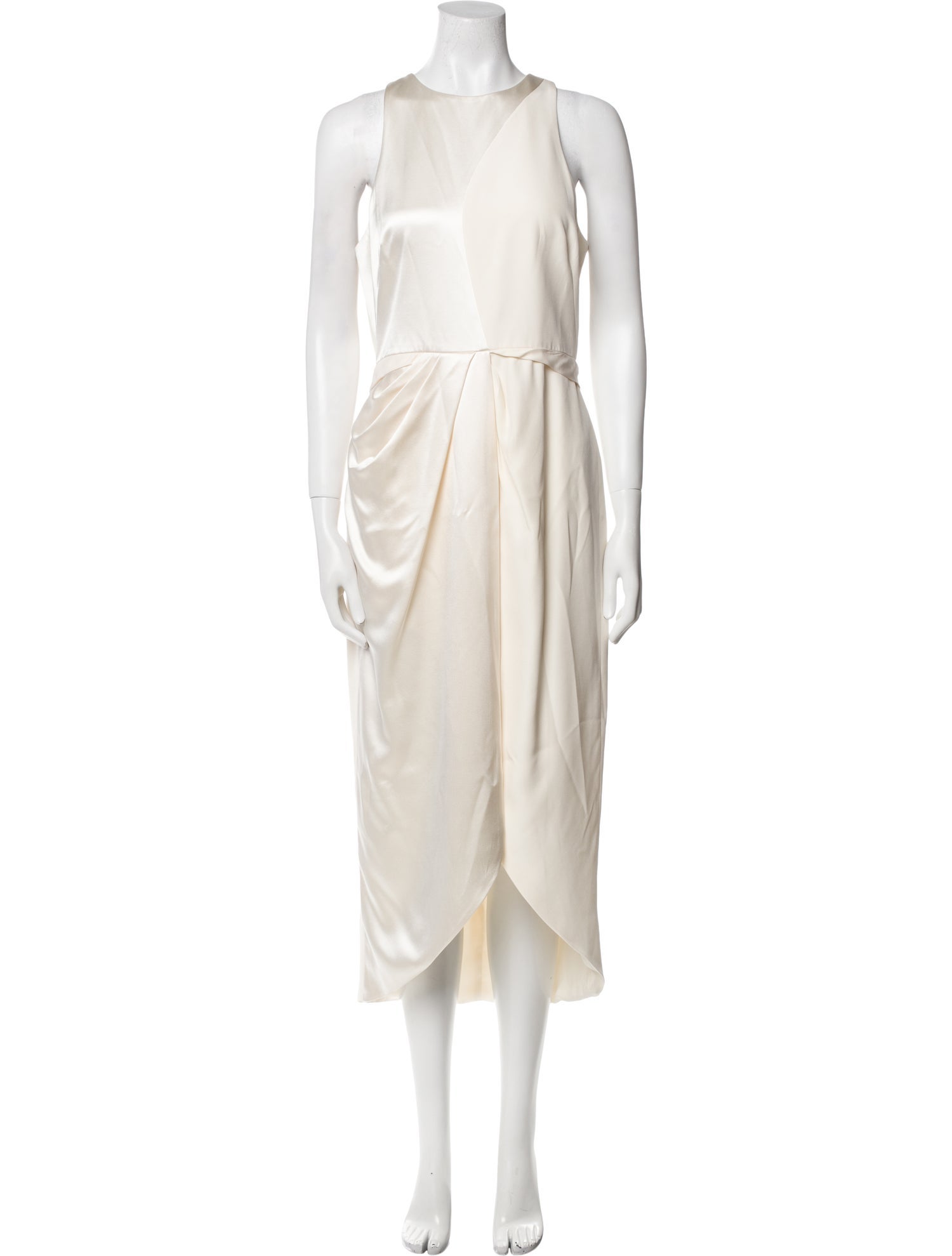 Brandon Maxwell Silk Long Dress