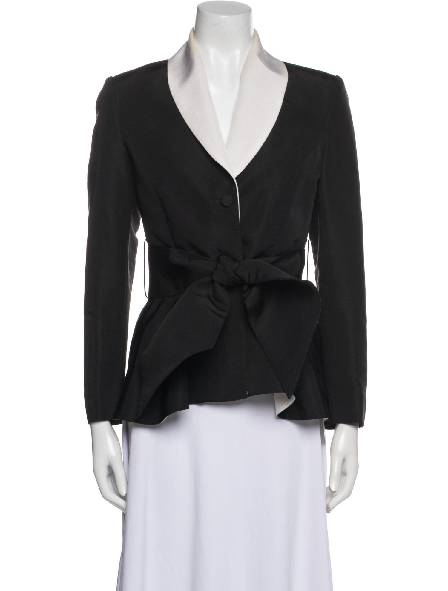 Brandon Maxwell Silk Blazer