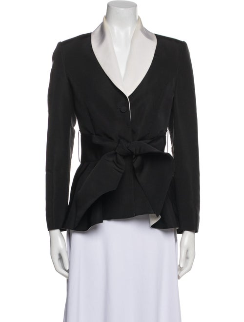 Brandon Maxwell Silk Blazer