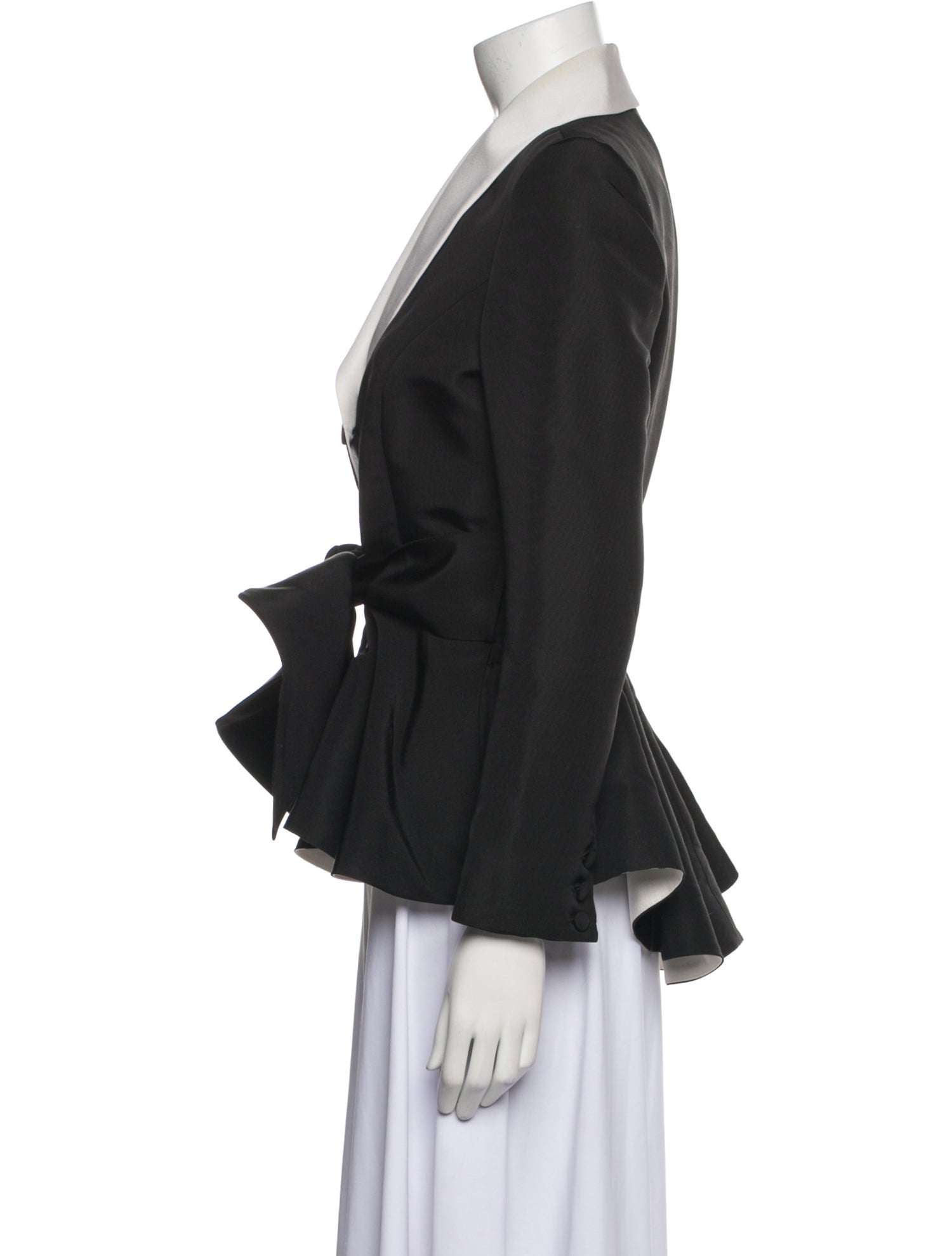 Brandon Maxwell Silk Blazer