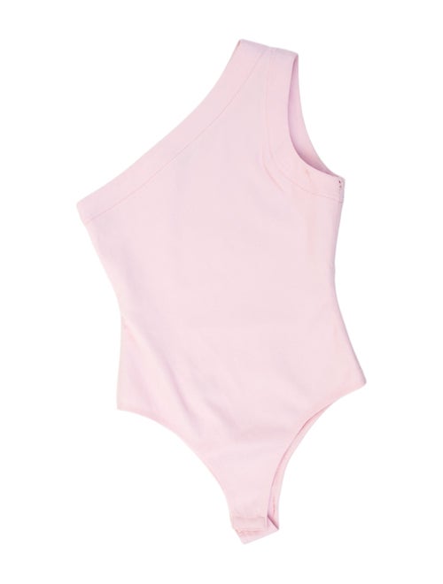 Brandon Maxwell One-Shoulder Sleeveless Bodysuit