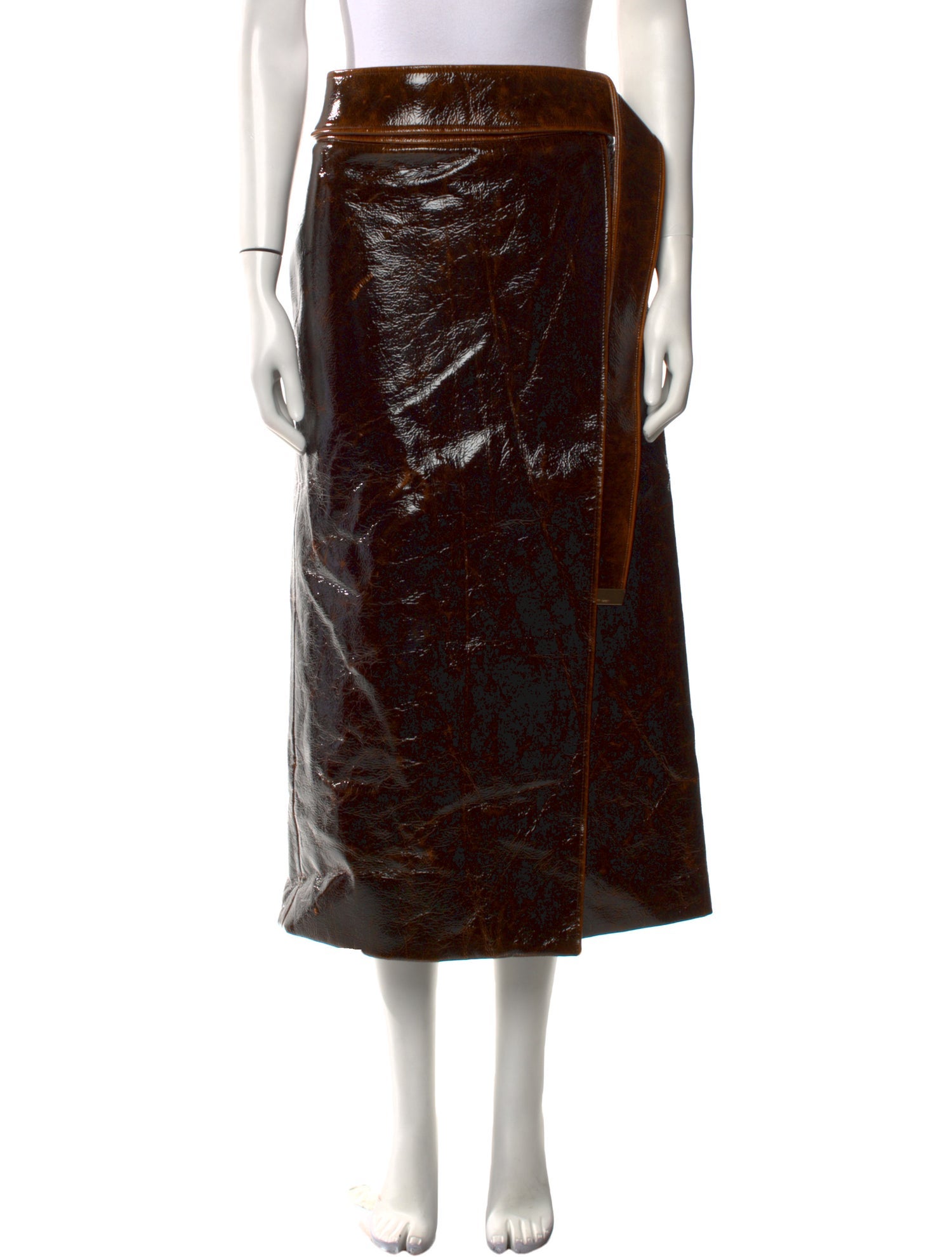 Brandon Maxwell Wool Midi Length Skirt w/ Tags