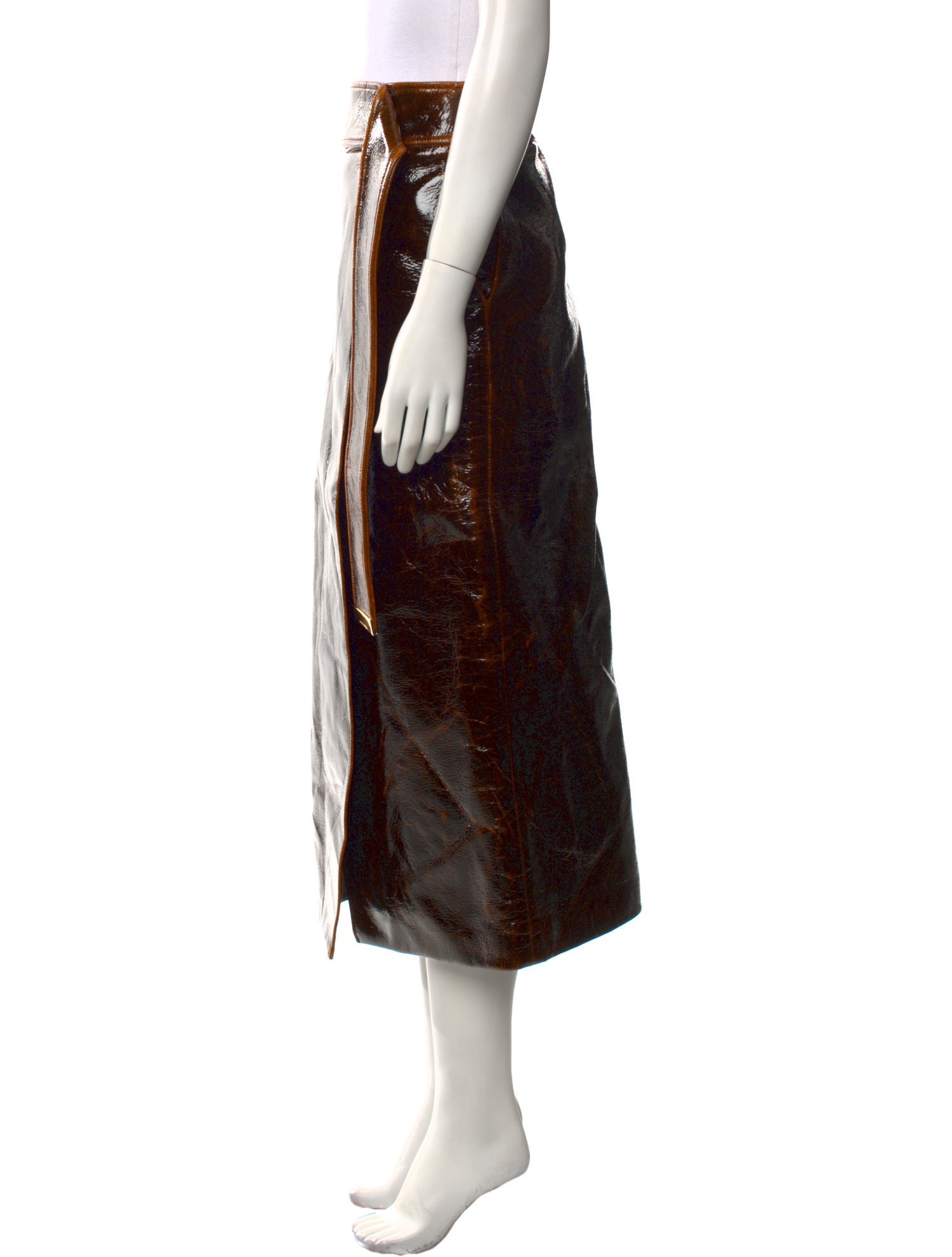 Brandon Maxwell Wool Midi Length Skirt w/ Tags