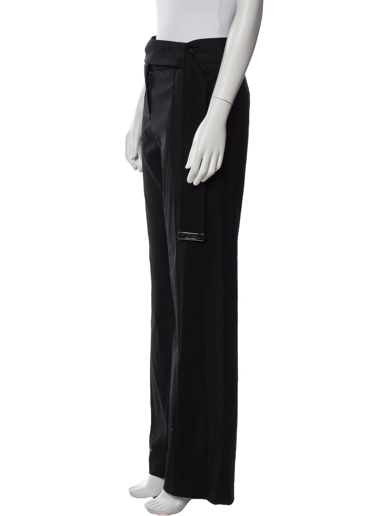 Brandon Maxwell Virgin Wool Wide Leg Pants w/ Tags
