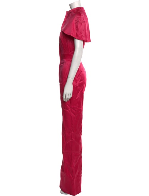 Brandon Maxwell Wool Crew Neck Jumpsuit