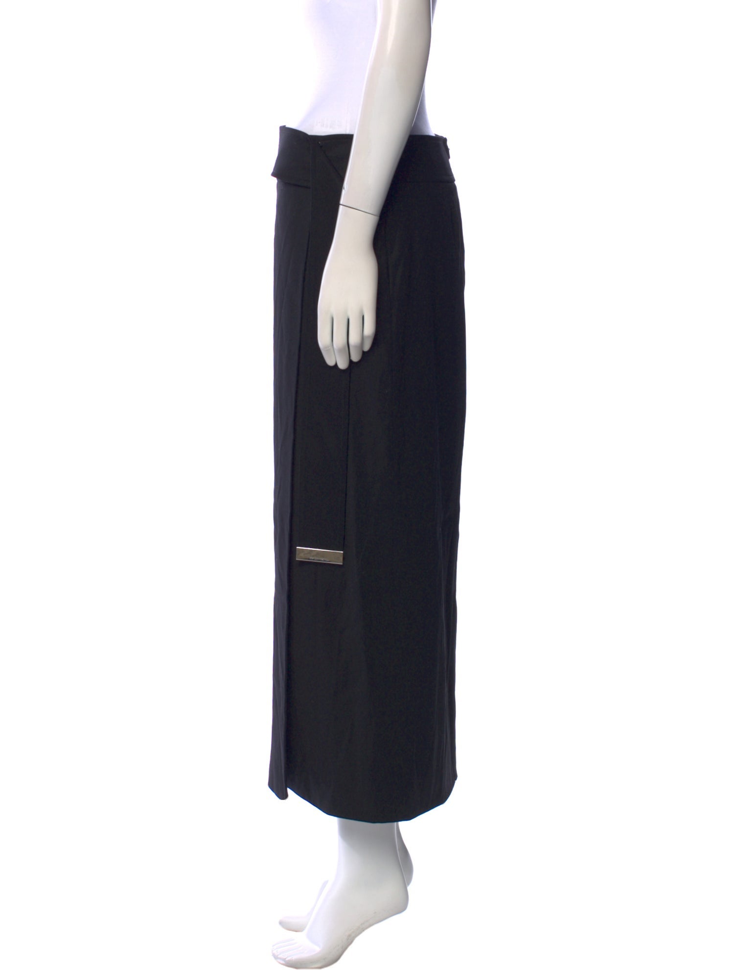Brandon Maxwell Virgin Wool Midi Length Skirt w/ Tags