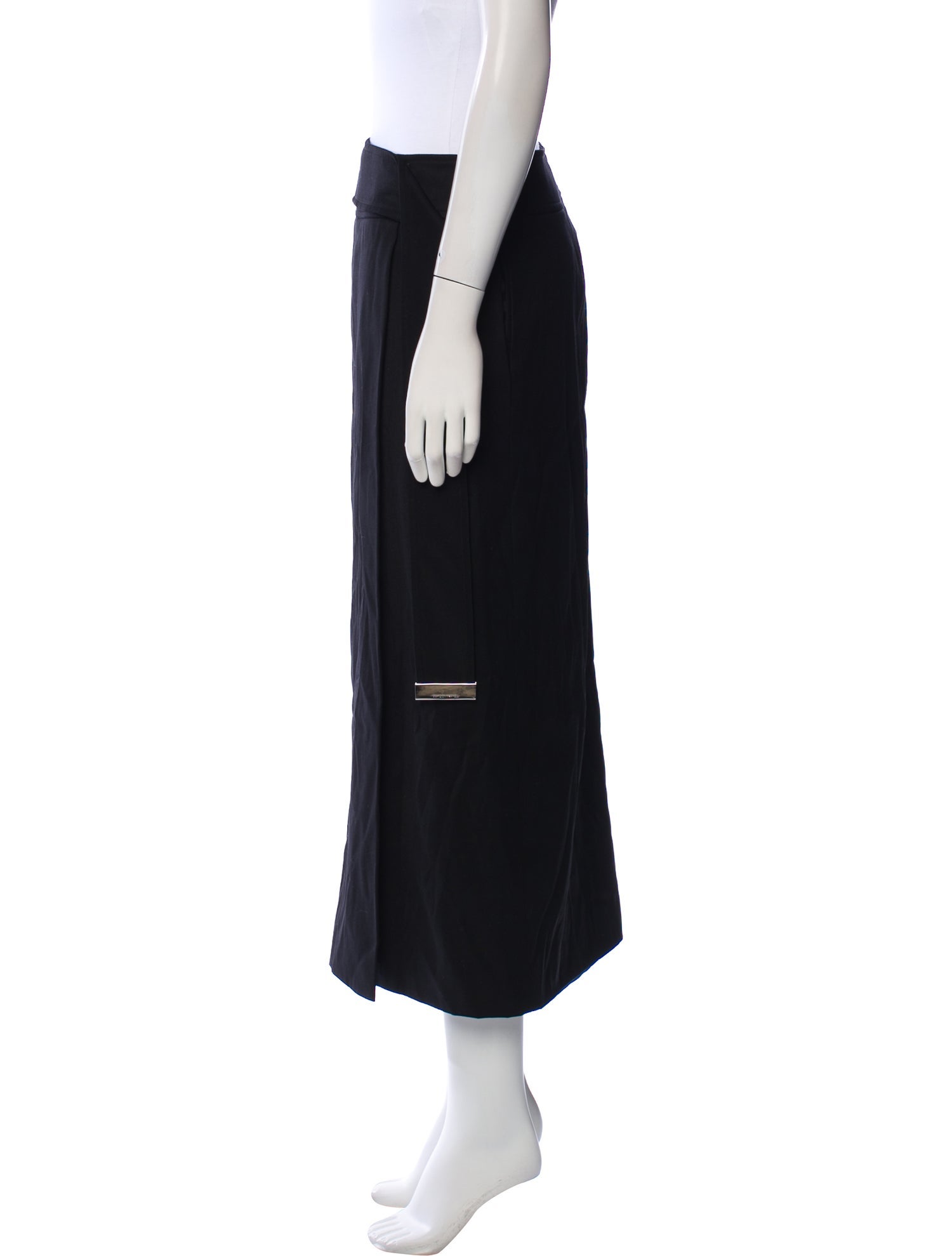 Brandon Maxwell Virgin Wool Midi Length Skirt w/ Tags