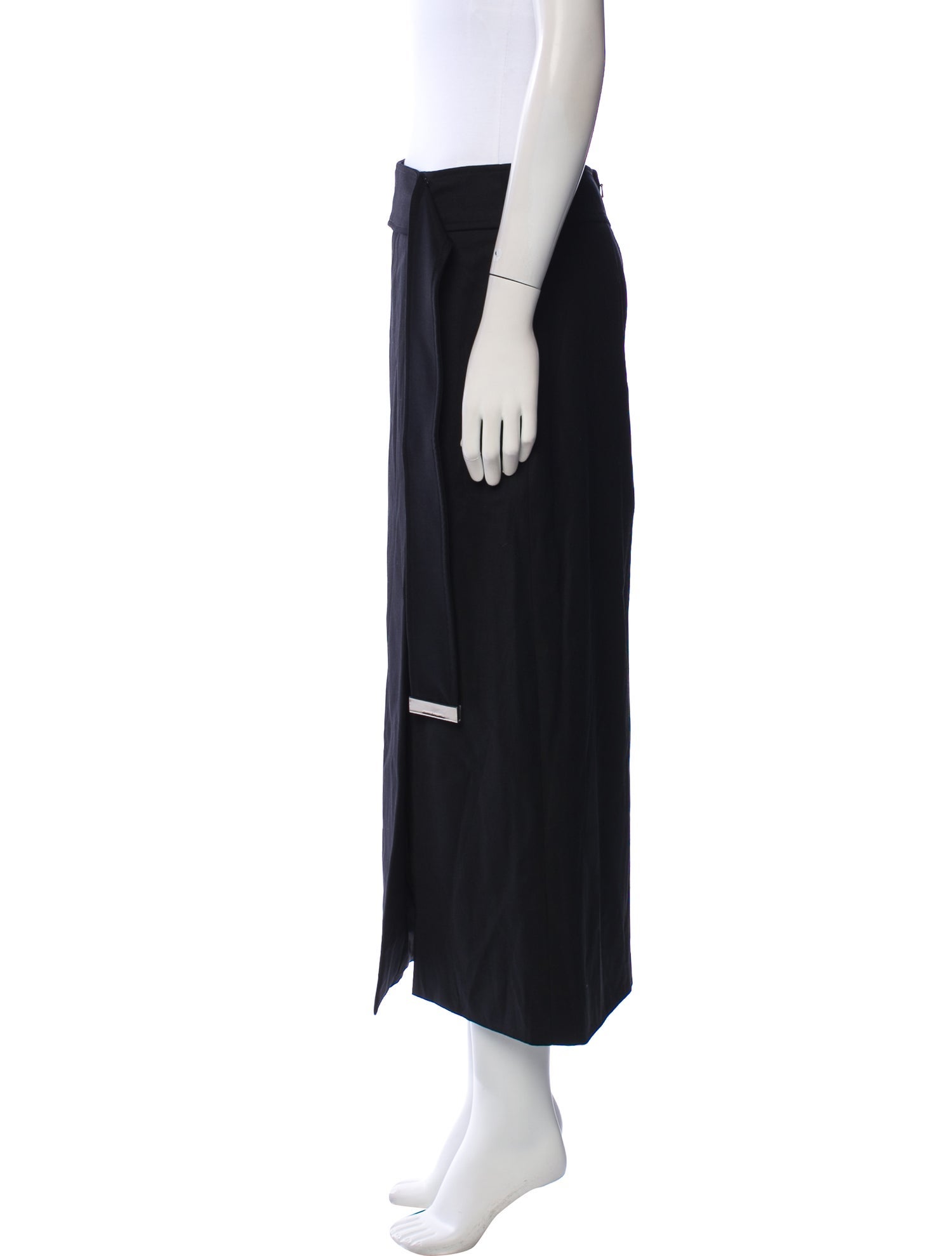 Brandon Maxwell Virgin Wool Midi Length Skirt w/ Tags