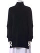 Brandon Maxwell Virgin Wool Mock Neck Sweater