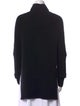Brandon Maxwell Virgin Wool Mock Neck Sweater
