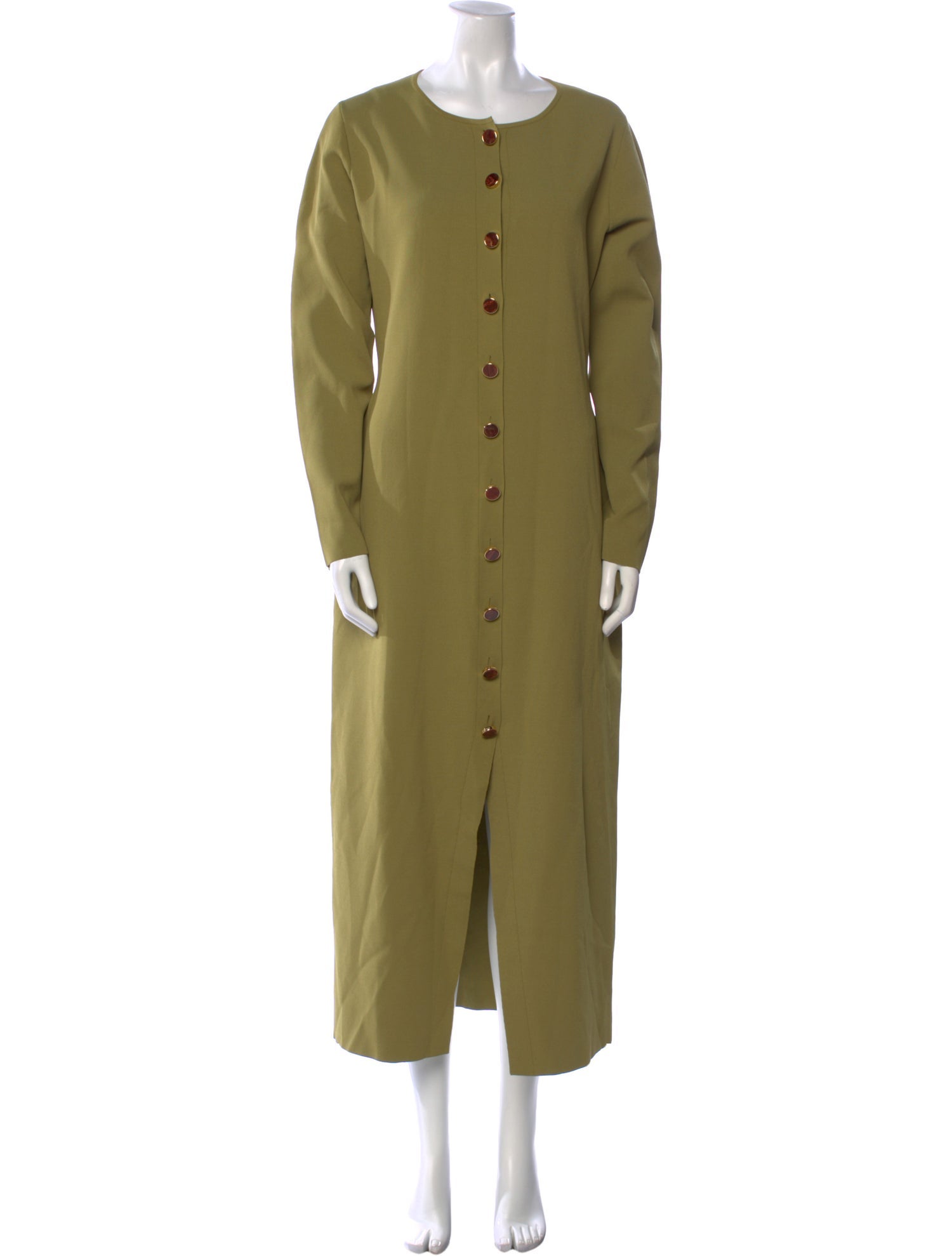 Brandon Maxwell Crew Neck Long Dress w/ Tags