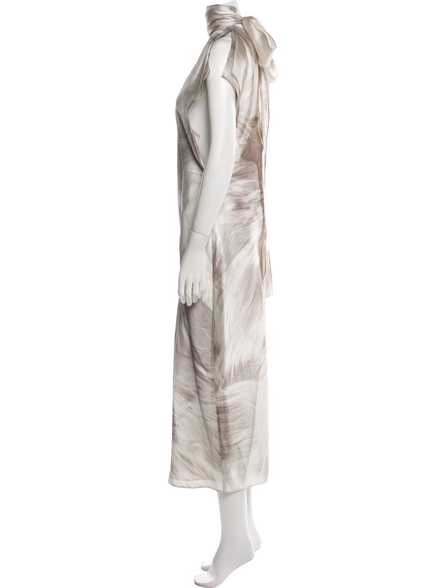 Brandon Maxwell Silk Long Dress w/ Tags