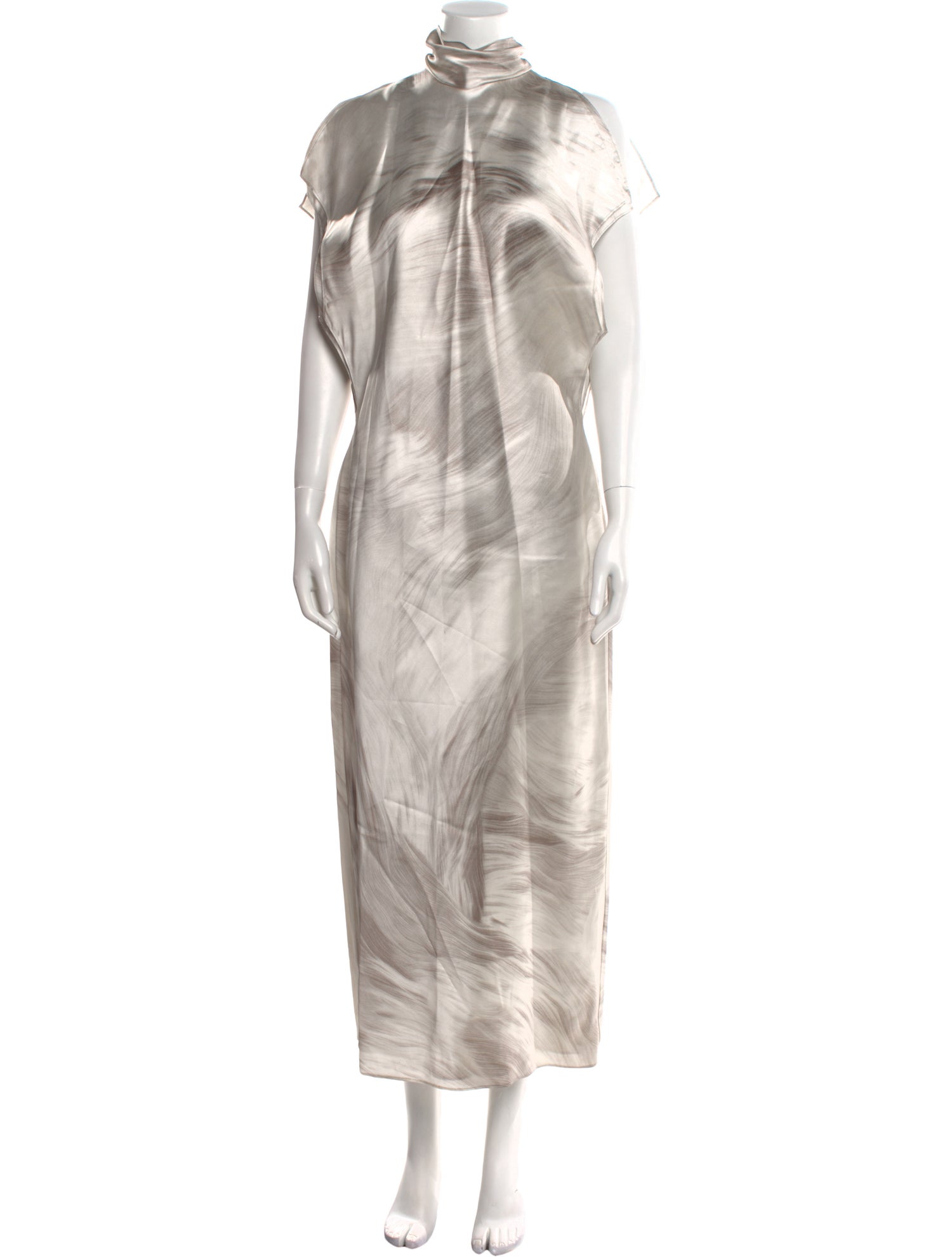 Brandon Maxwell Silk Long Dress w/ Tags