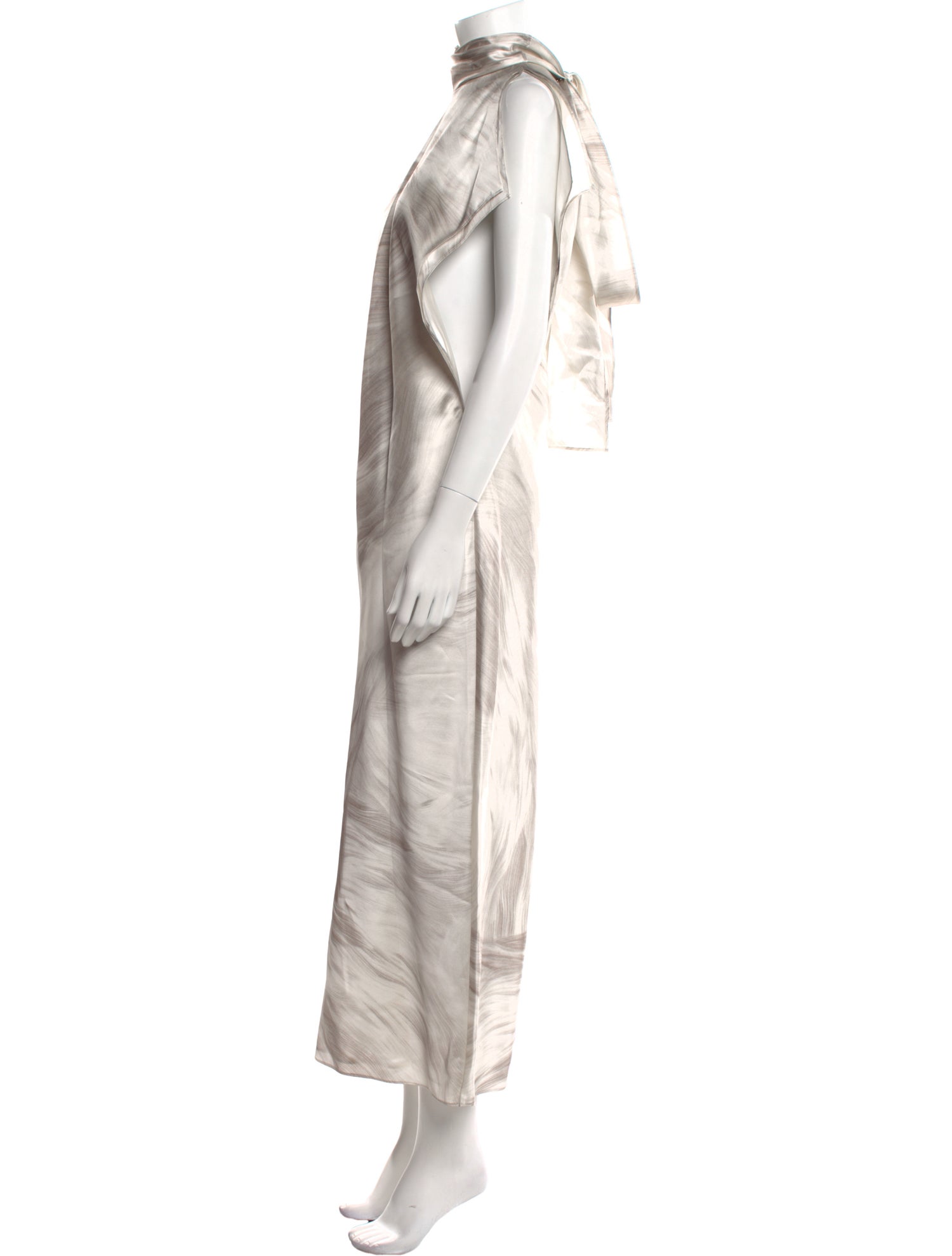 Brandon Maxwell Silk Long Dress w/ Tags