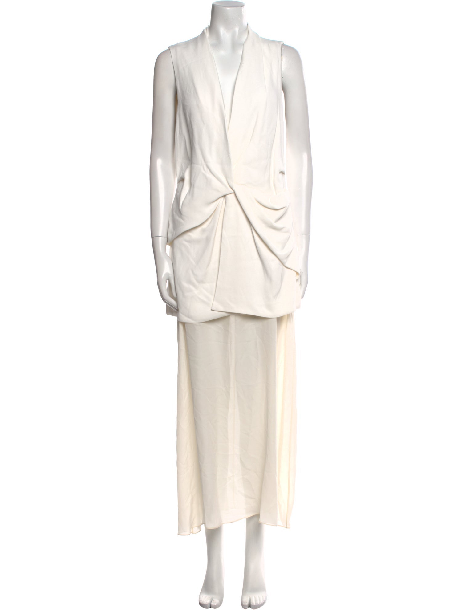 Brandon Maxwell Cowl Neck Long Dress w/ Tags