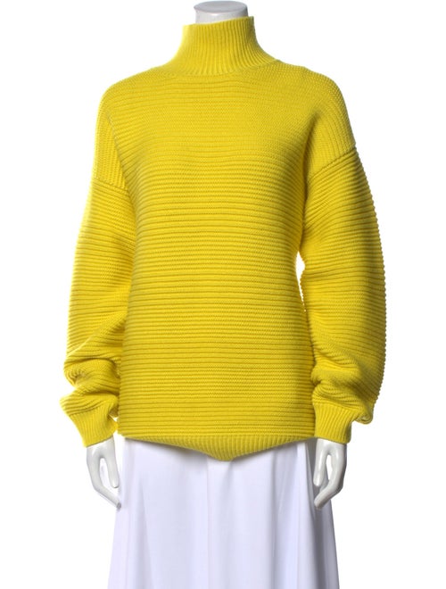 Brandon Maxwell Merino Wool Turtleneck Sweater