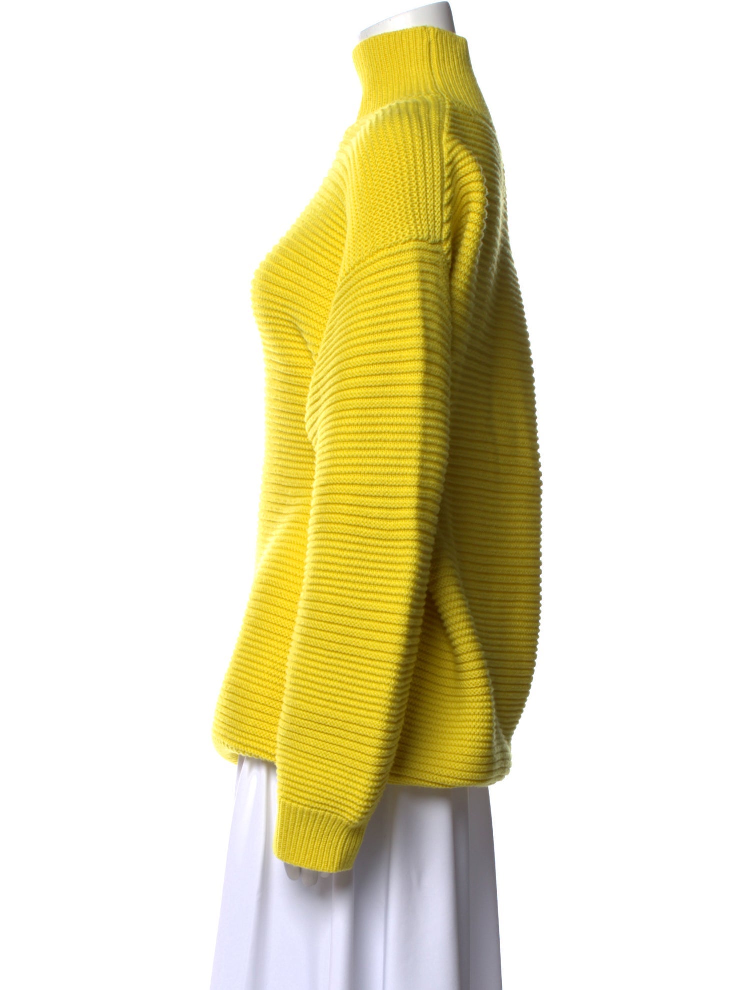 Brandon Maxwell Merino Wool Turtleneck Sweater