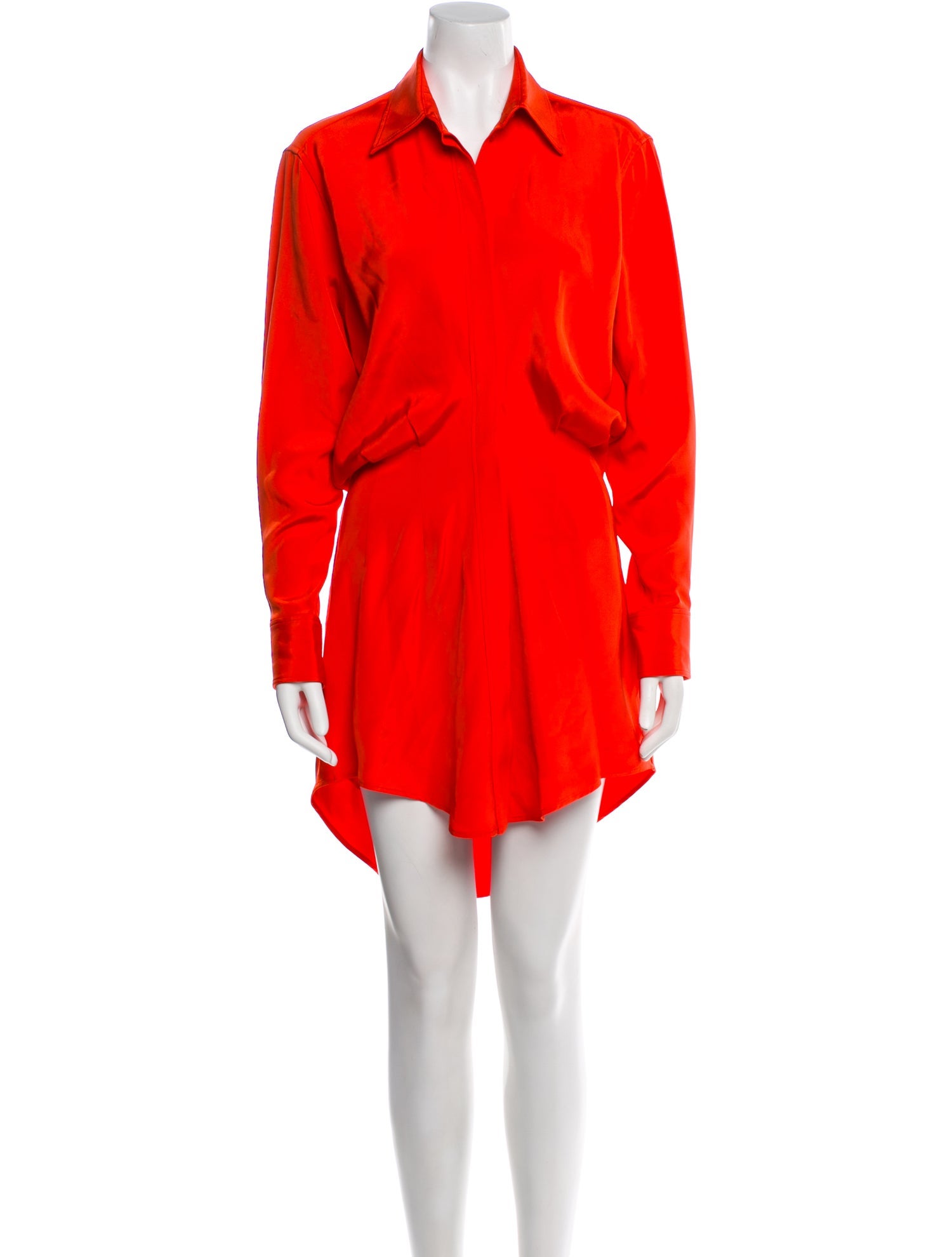 Brandon Maxwell Silk Knee-Length Dress w/ Tags