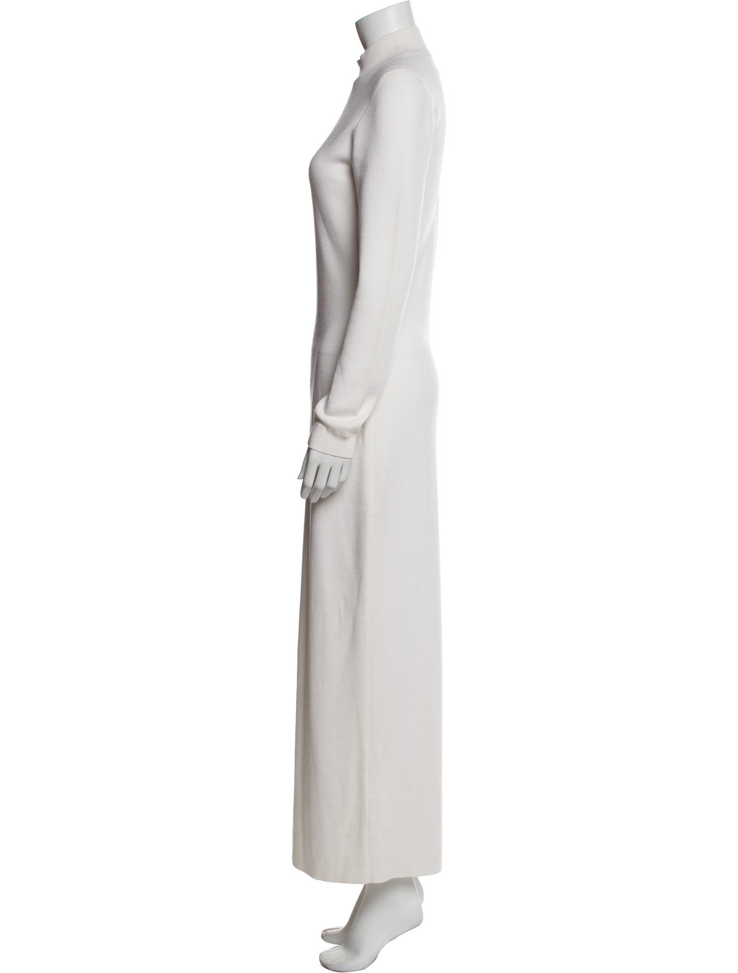 Brandon Maxwell Wool Long Dress