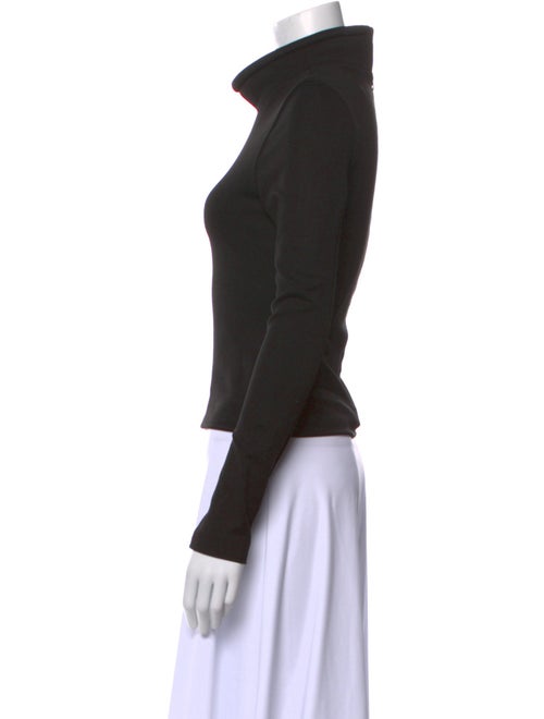 Brandon Maxwell Turtleneck Long Sleeve Top