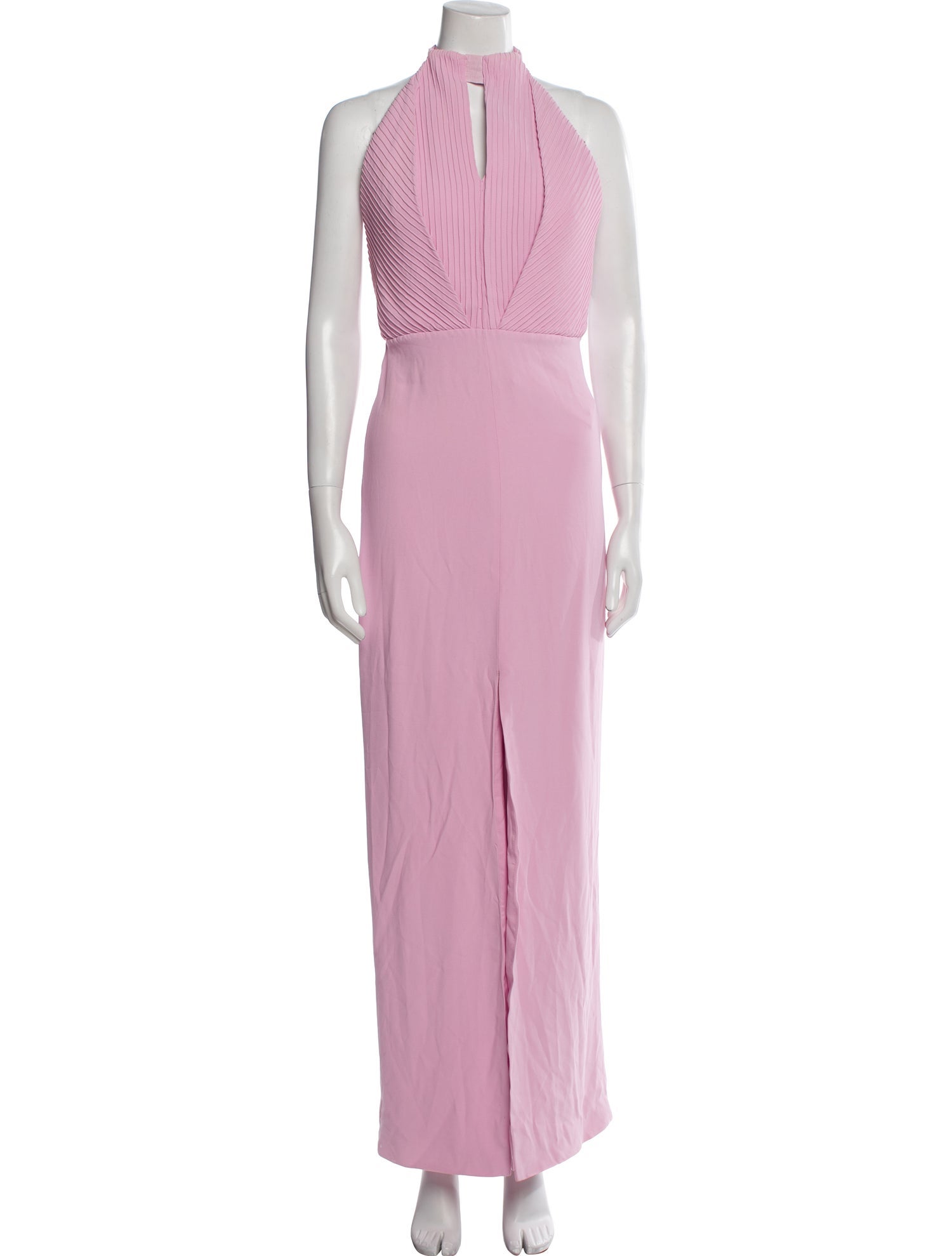 Brandon Maxwell Halterneck Long Dress