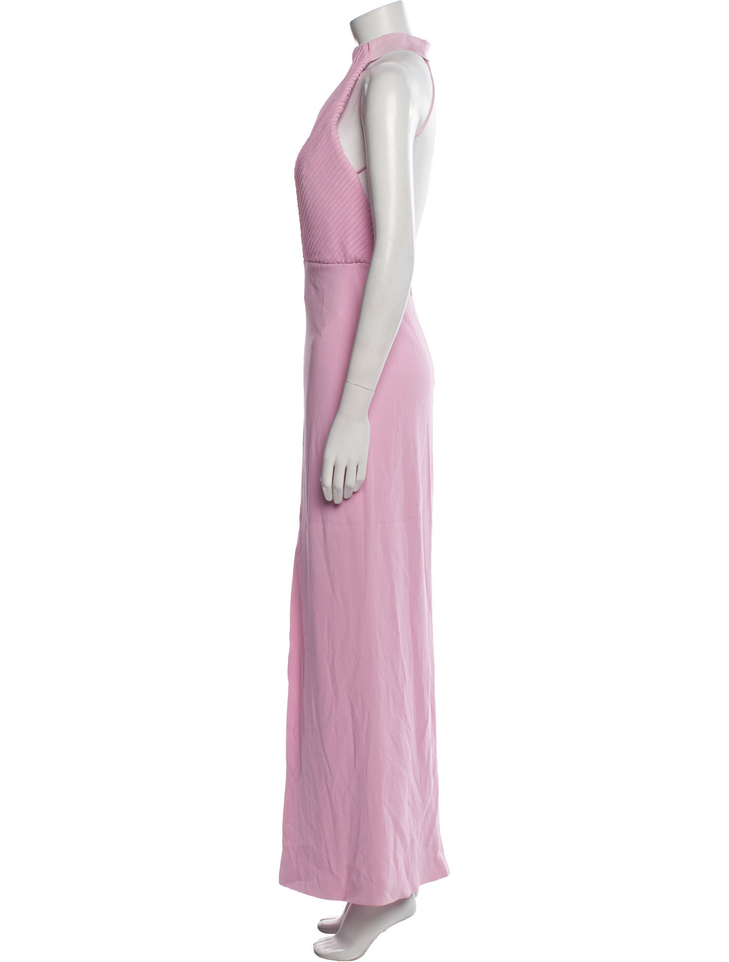 Brandon Maxwell Halterneck Long Dress