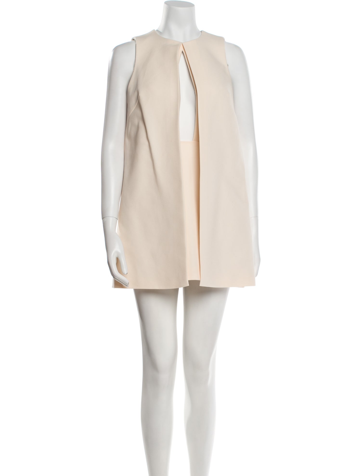 Brandon Maxwell Crew Neck Mini Dress w/ Tags