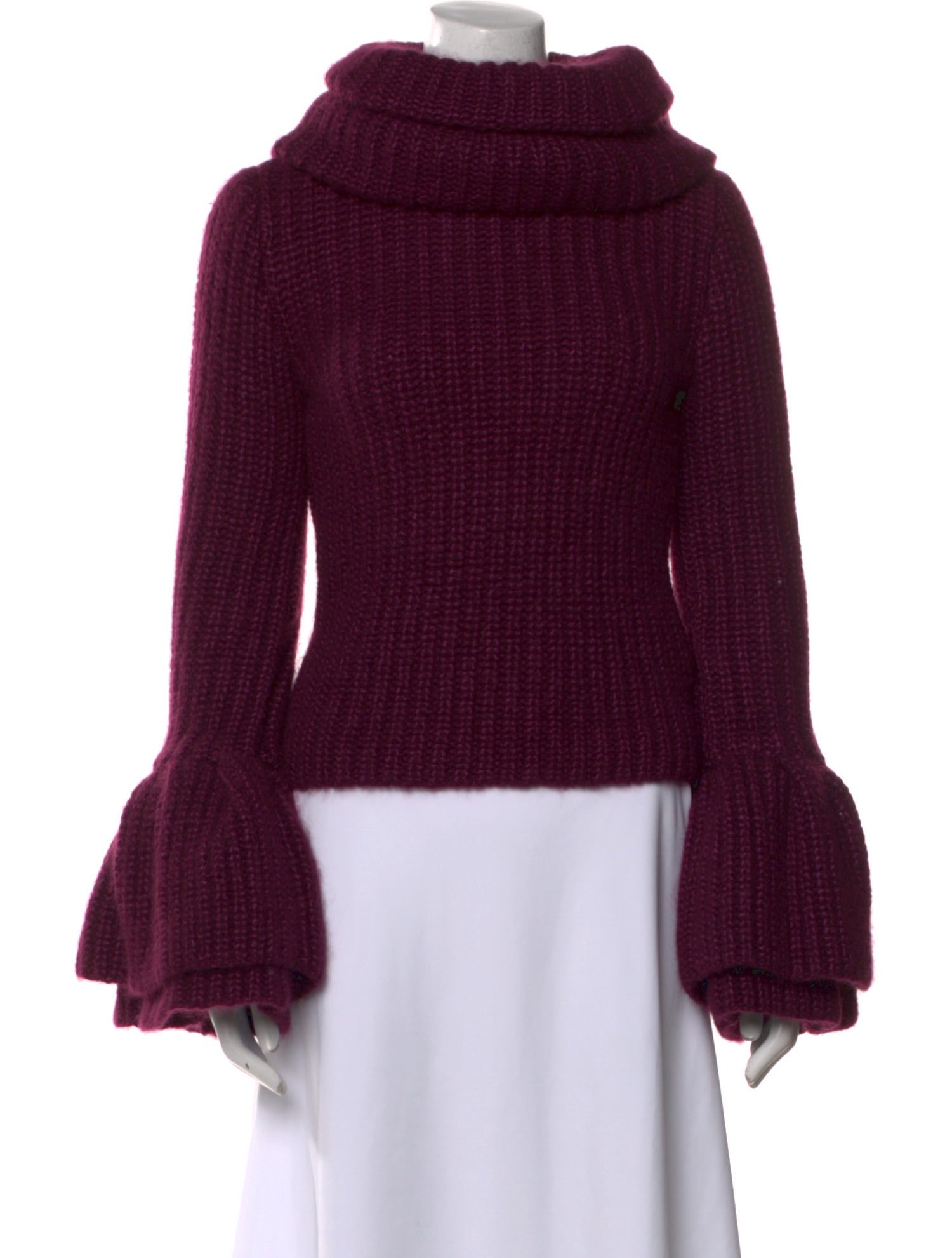 Brandon Maxwell Silk Turtleneck Sweater