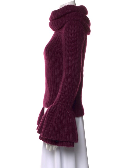 Brandon Maxwell Silk Turtleneck Sweater