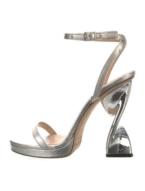 Brandon Maxwell Leather Sandals