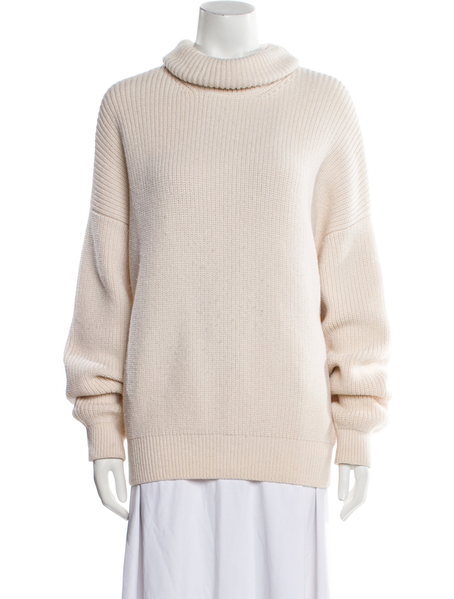 Brandon Maxwell Wool Graphic Print Sweater