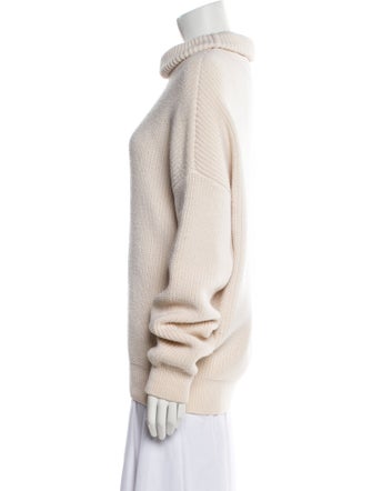 Brandon Maxwell Wool Graphic Print Sweater