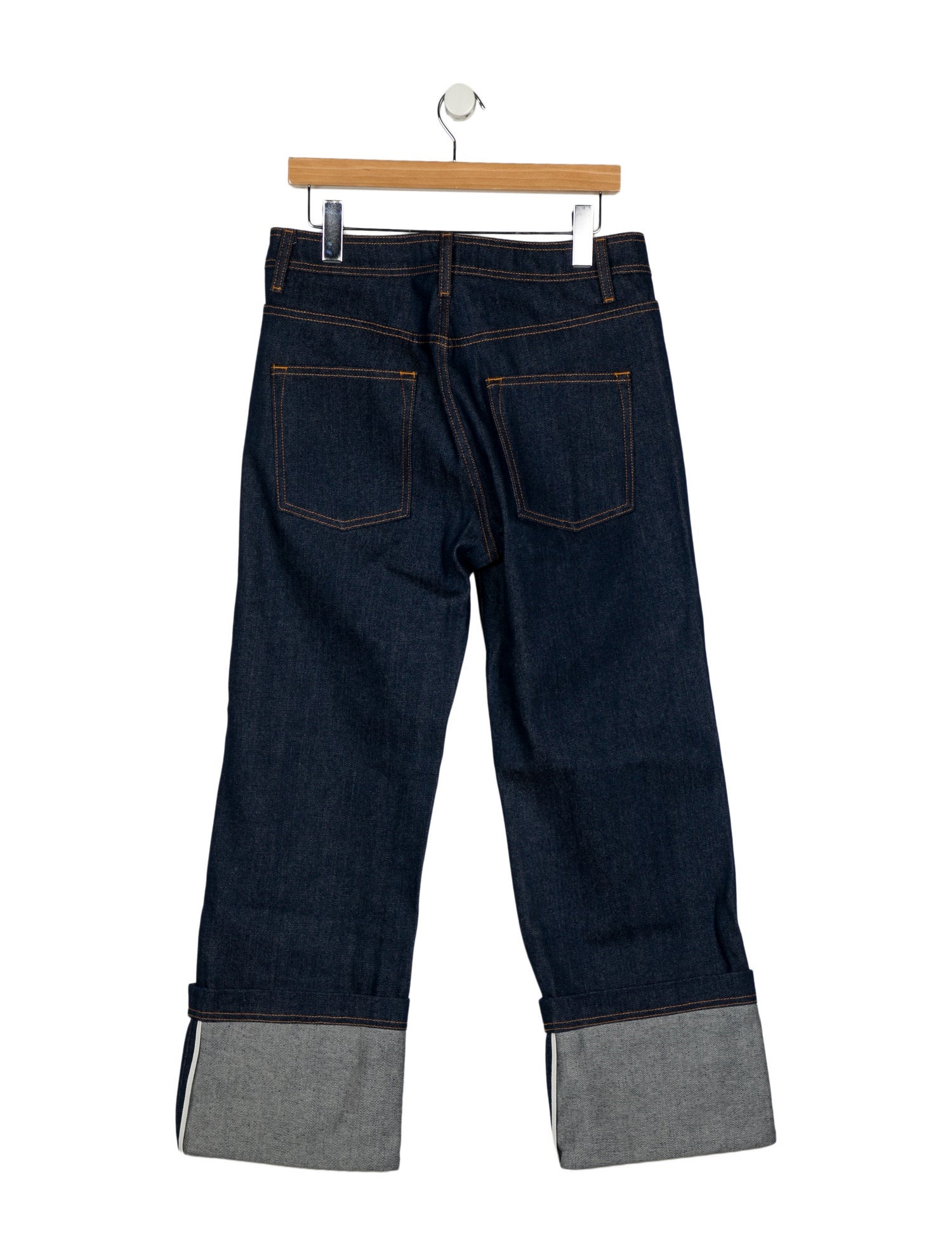 Brandon Maxwell High-Rise Wide Leg Jeans w/ Tags