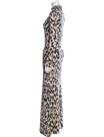 Brandon Maxwell Cashmere Long Dress