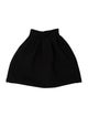 Brandon Maxwell Pleated Accents Mini Skirt