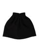 Brandon Maxwell Pleated Accents Mini Skirt