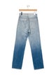 Brandon Maxwell High-Rise Straight Leg Jeans