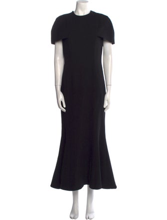 Brandon Maxwell Wool Long Dress