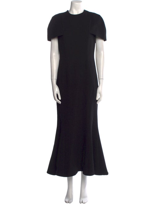 Brandon Maxwell Wool Long Dress