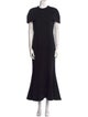 Brandon Maxwell Wool Long Dress