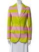 Brandon Maxwell Printed Blazer