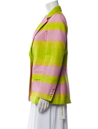 Brandon Maxwell Printed Blazer