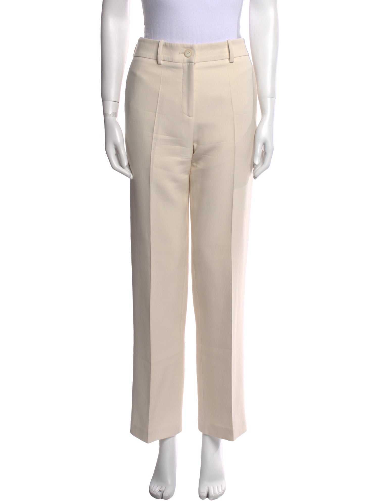 Brandon Maxwell Wool Wide Leg Pants