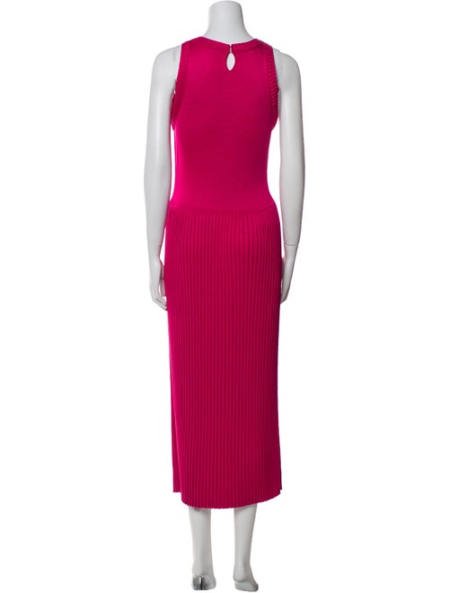 Brandon Maxwell Silk Long Dress