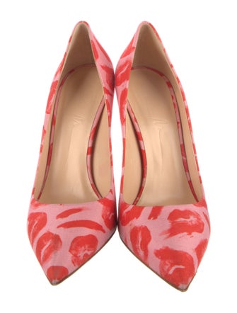 Brandon Maxwell Printed Pumps